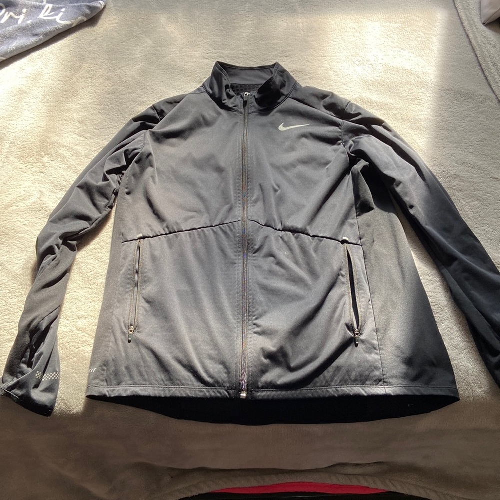 Nike mens L zip up